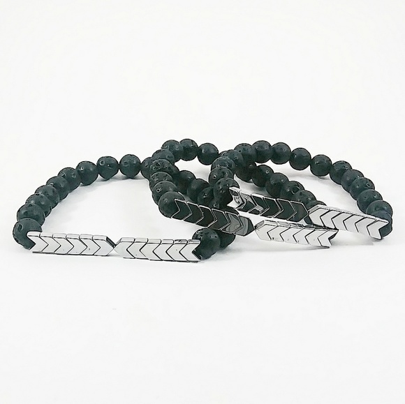 Hematite Vitality Essential Oil Lava Rock - Picture 3 of 8